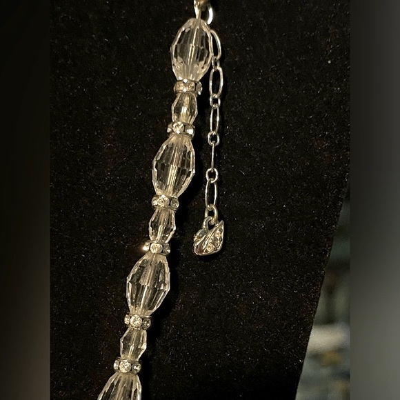 ✨ Swarovski Choker Crystal Swan Necklace w/Extender - Adjustable ✨ - Picture 8 of 13